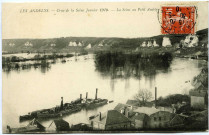 Andelys (Les). Crue de la Seine 1910 - La Seine au Petit Andely.