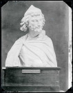 Statue provenant de l'ébrasement de la porte centrale de la cathédrale de Reims (Marne).