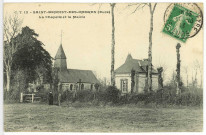 Saint-Benoît-des-Ombres. La Chapelle et la Mairie.