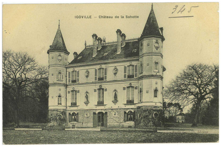 Igoville. Château de la Sahotte.