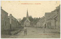 Hacqueville. Grande-Rue.