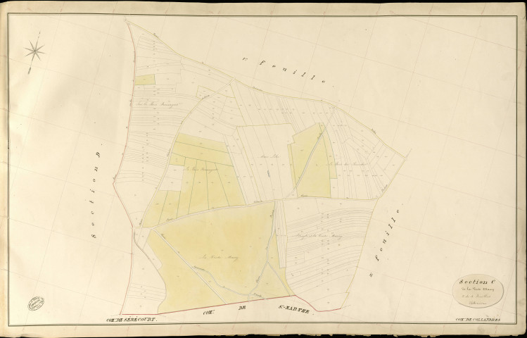 Collandres. Section C _ de la Vente Maury _ 2e de 4 Feuilles