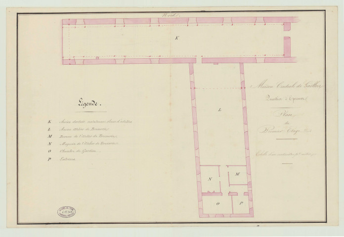 Gaillon _"Maison centrale de Gaillon. Quartier d'épreuves"