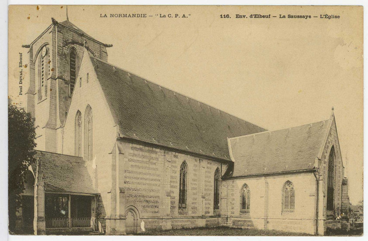 Saussaye (La). L'Eglise.
