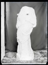 Statue de la Vierge à l'enfant de Lisors (Eure), sans tête.