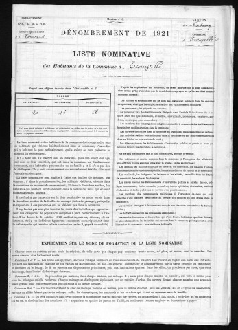 ECAUVILLE 1921