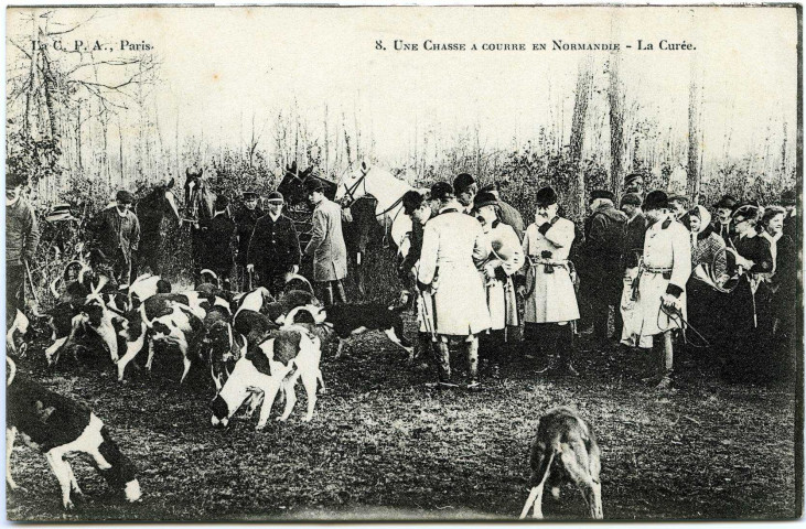 Divers. Une Chasse à Courre en Normandie - La Curée.