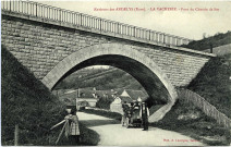 Andelys (Les). La Vacherie - Pont du Chemin de Fer.