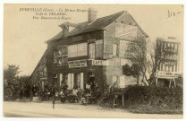Epreville-près-le-Neubourg. La Maison Rouge-Café A. COLASSE-Par Beaumont-le-Roger.