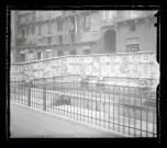 Fontaine de la piazza del Campo à Sienne (Italie).