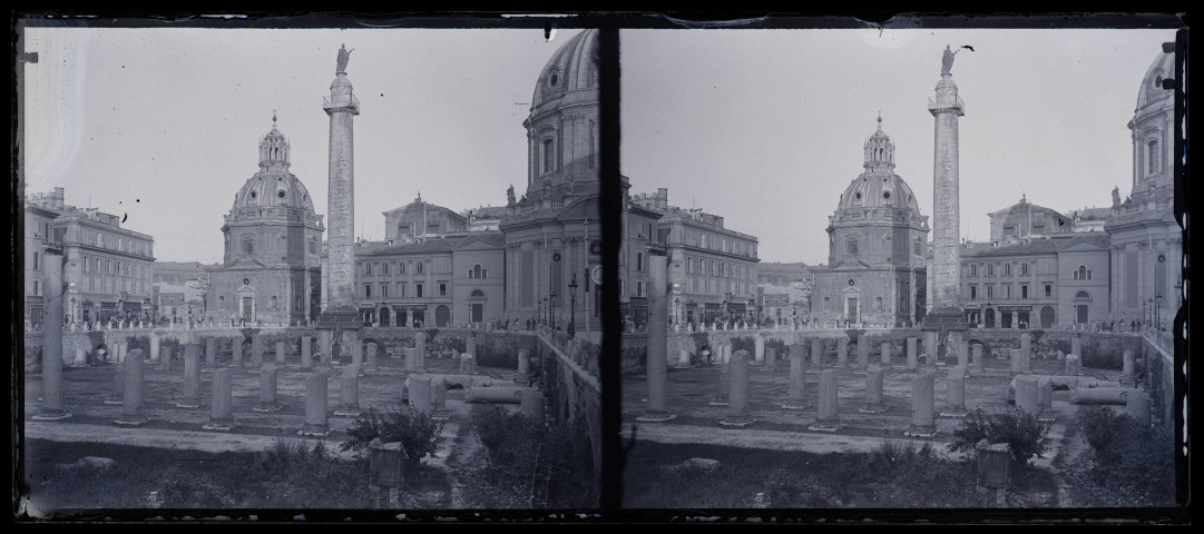 Colonne Trajane à Rome (Italie).