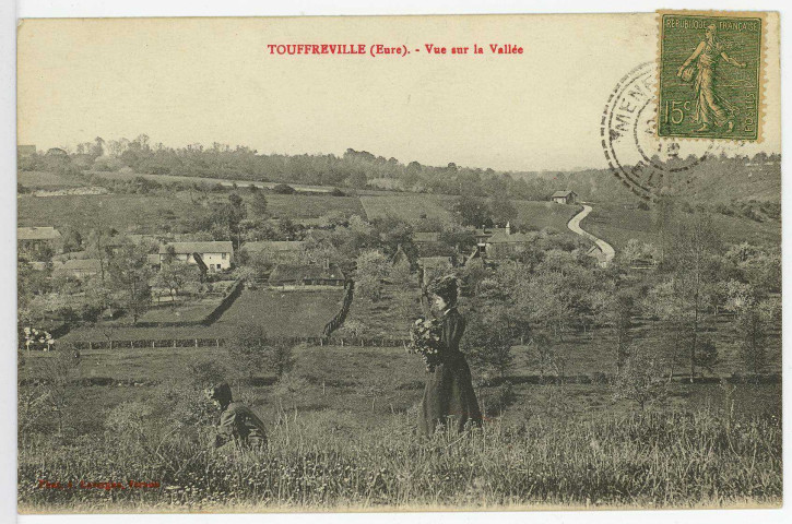 Touffreville. Vue sur la Vallée.