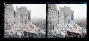 Ruines et vestiges de temple.