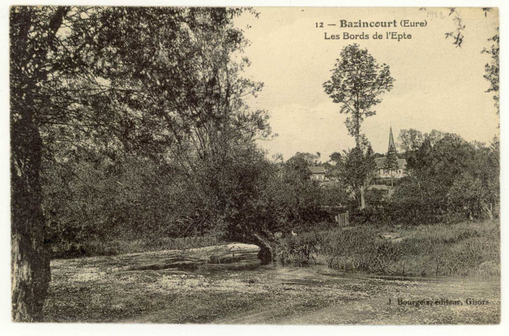 Bazincourt-sur-Epte. Les Bords de l'Epte.