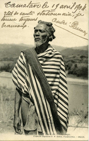 MADAGASCAR. - Chef Bara de l'Ytomanpy