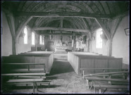 Intérieur de l'église de La Boissière (Eure).