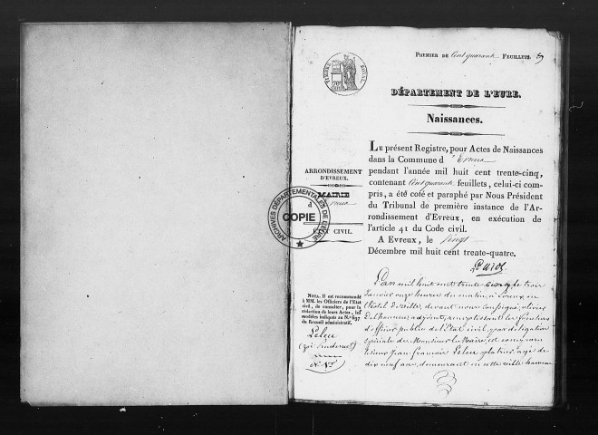 N (1835-1838)