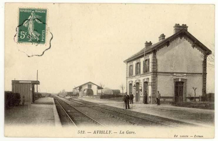 Avrilly. La Gare.