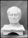 Portrait sculpté en terre de l'abbé Bretocq.