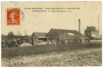 Haye-Malherbe (La). Scierie Mécanique - Bois et matériaux de construction. Levigneron, La Haye-Malherbe (Eure).