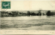 Andelys (Les). Crue de la Seine 1910 - Le Port Morin inondé.