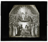 Musée des Offices de Florence (Italie), tableau de Fra Angelico « le Couronnement de la Vierge ».
