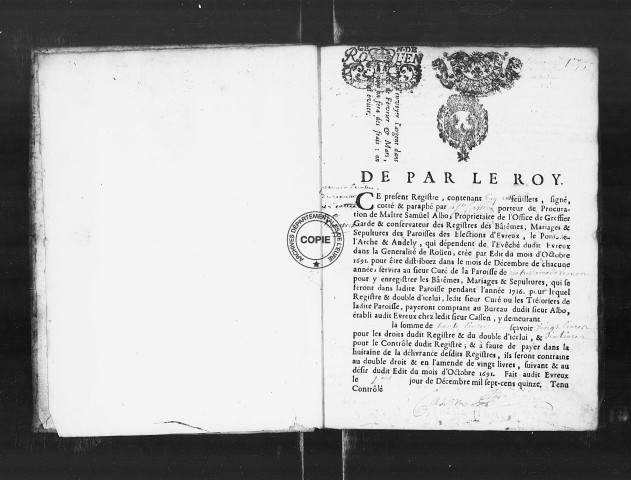 BMS (1720-1725)