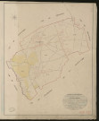 Goupillières. Tableau d'assemblage du Plan Parcellaire de la Commune de Goupillières _ Canton de Beaumont-le-Roger - Bernay - Eure. _ Terminé sur le terrain le 1826, sous l'administration de M. Le Vicomte Raymond Delaitre, Préfet - M. Chrétien, Maire et sous la direction de M. Hurtelle, Directeur des Contributions directes. _ M. Hautier, Géomètre en Chef. _ Par M. Gérard, Géomètre de 1re classe