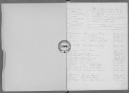 Tables (1903-1912)