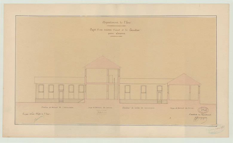 Louviers _"Projet d'une maison d'arrêt et de correction pour Louviers".