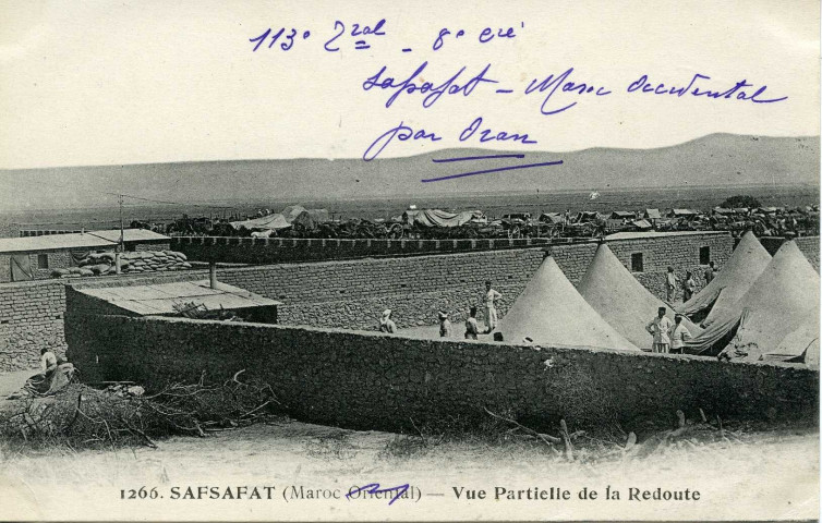 SAFSAFAT (Maroc Oriental) - Vue Partielle de la Redoute