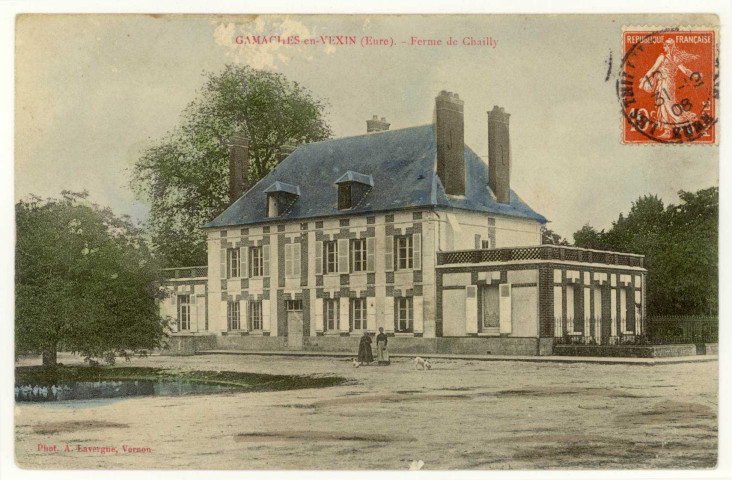 Gamaches-en-Vexin. Ferme de Chailly.