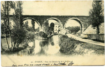 Evreux-Ville. Pont du Chemin de Fer à Harrouard.