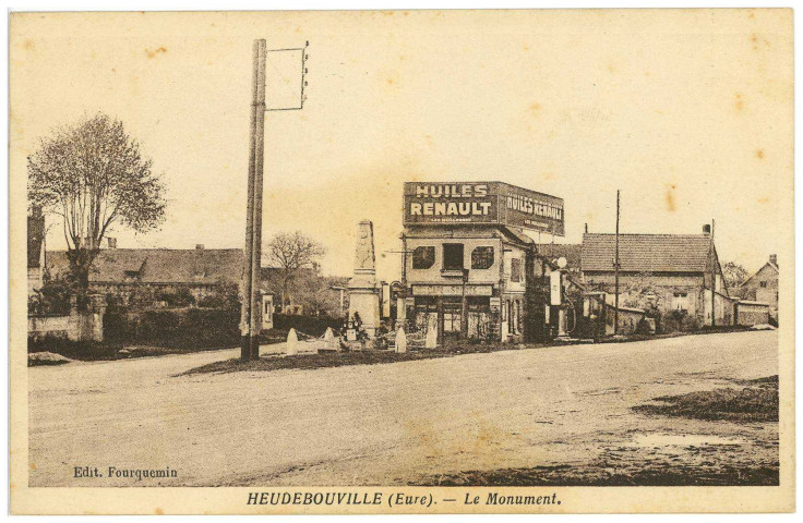 Heudebouville. Le Monument.