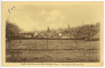 Saint-Amand-des-Hautes-Terres. Panorama et Salle des Fêtes.