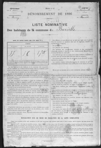 BARVILLE 1896