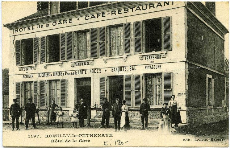 Romilly-la-Puthenaye. Hôtel de la Gare.