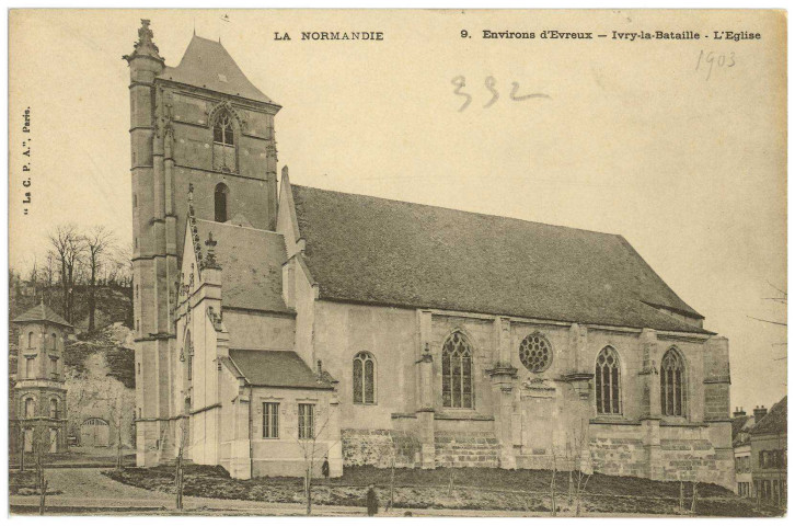 Ivry-la-Bataille. Environ d'Evreux - Ivry-la-Bataille - L'Eglise.