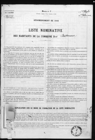 BOTTEREAUX(LES) 1936