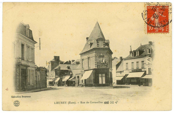 Lieurey. Rue de Cormeilles.