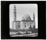 Mosquée du sultan Hassan au Caire (Égypte), extérieur.