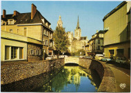 Evreux-Ville. Les Bords de L'Iton et la Cathédrale.