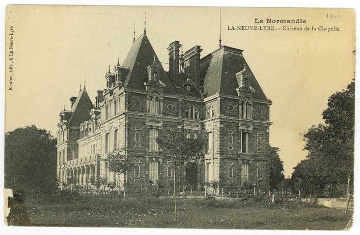Neuve-Lyre (La). Château de la Chapelle.