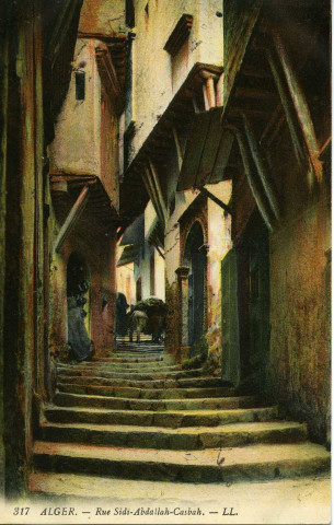 ALGER. - Rue Sidi-Abdallah-Casbah
