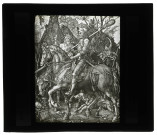 Gravure de Dürer « Le Chevalier de la mort ».