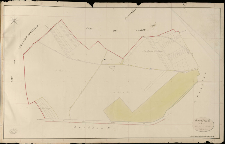 Saint-Aquilin-de-Pacy. Section E _ de Préaux _ 2e et dernière Feuille