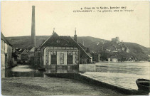Andelys (Les). Crue de la Seine, Janvier 1910 - Petit Andely -Vue générale, prise de L'Hospice.