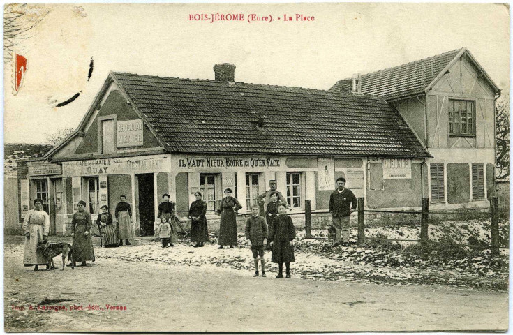Bois-Jérôme-Saint-Ouen. La Place.