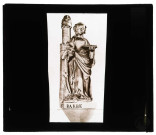 Église de Touville (Eure), statue de Sainte-Barbe.