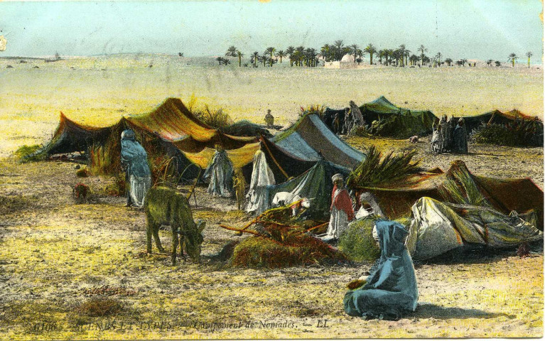 Campement de nomades